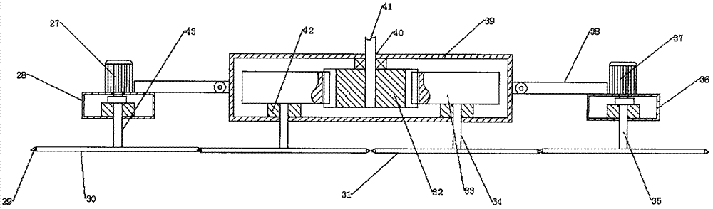 Garden weeding machine