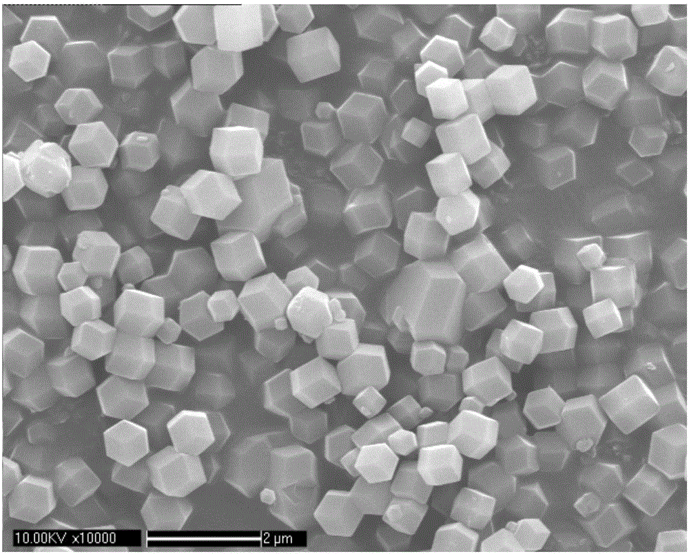 Zeolite imidazate framework/polyamide composite membrane and preparation method thereof