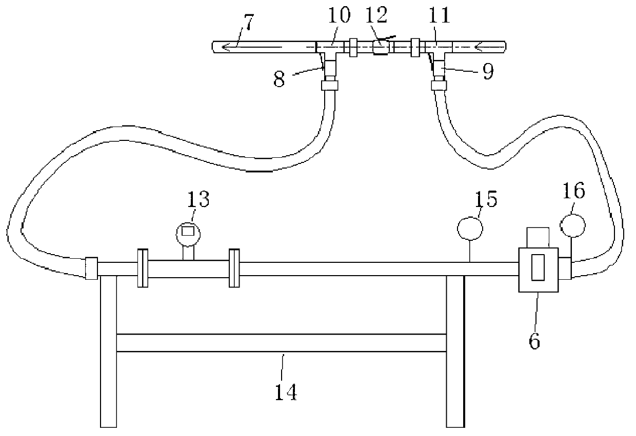 Crust breaking cylinder air throttle and testing device and testing method