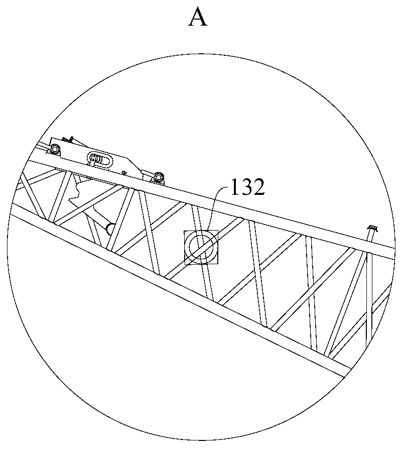 Hoist, tower arm control method and tower arm control device