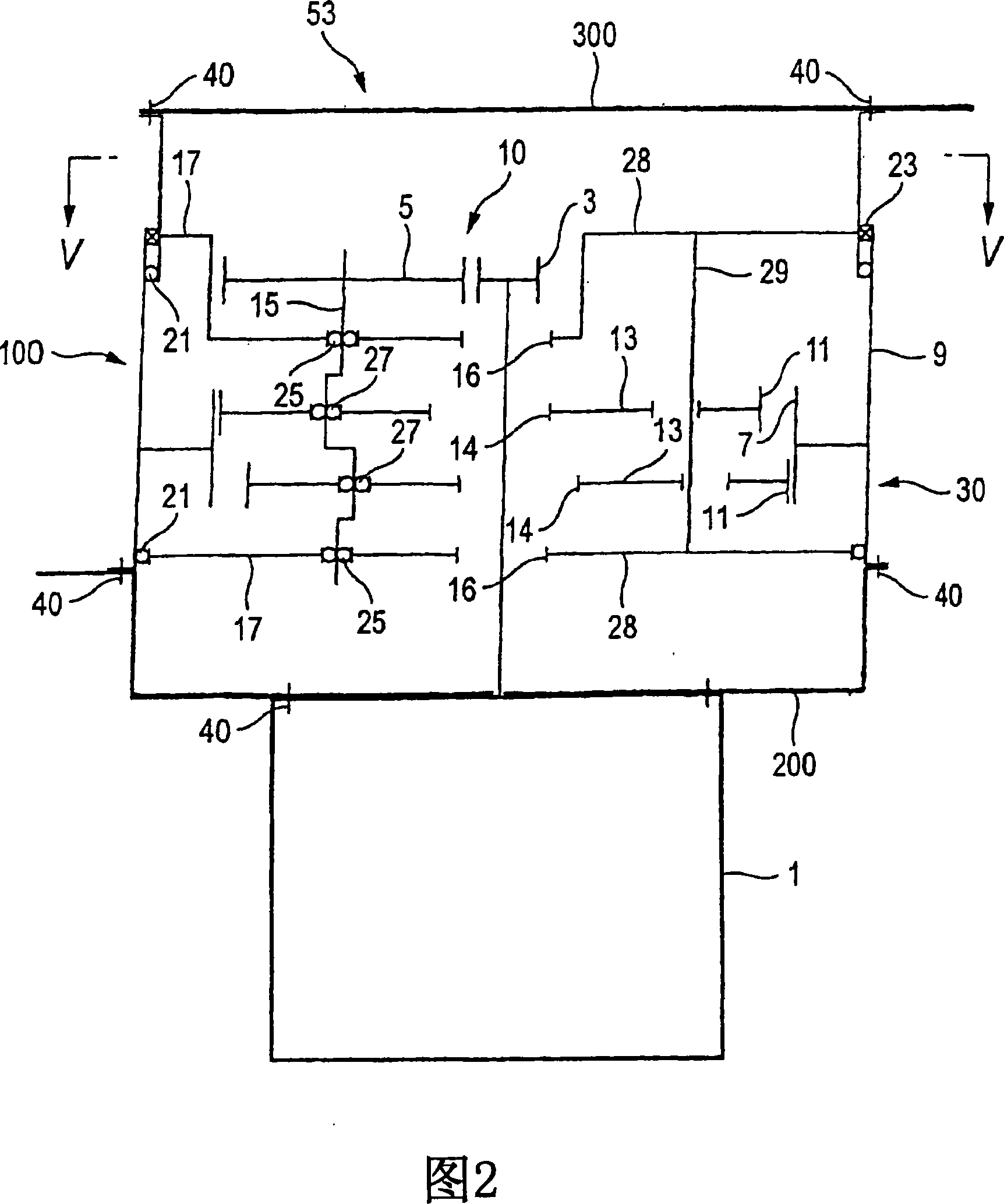 Reduction gear mounted on revolute joint part of industrial robot