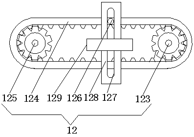 A grid garbage removal device for sewage treatment