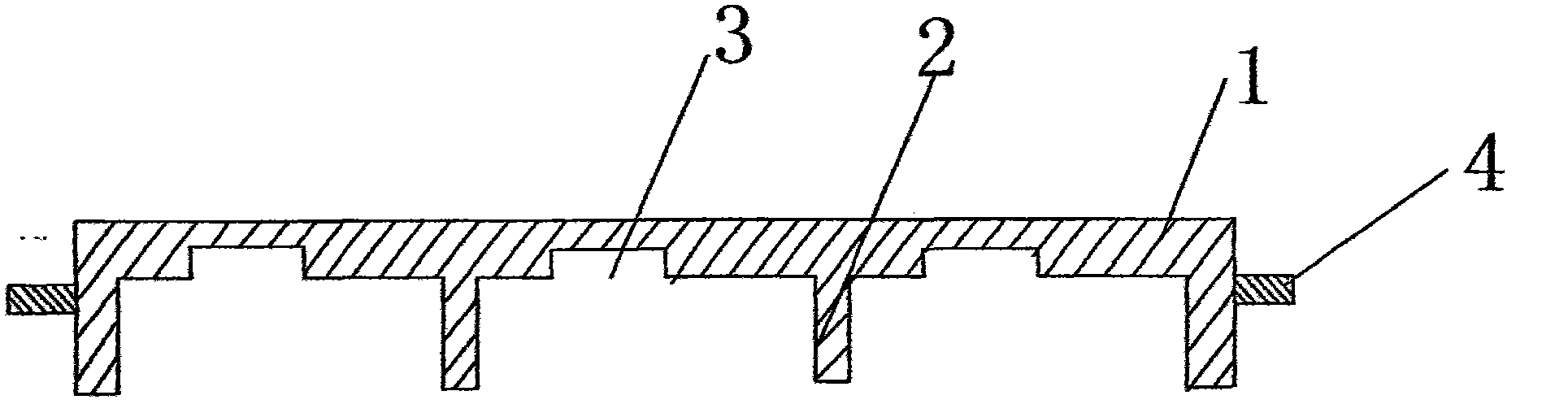 Special tool for foam concrete sandwich compound insulation building block subjected to post foaming forming