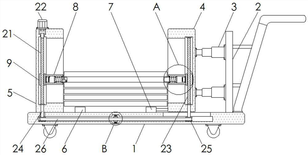 Anti-pinch transfer device of sound insulation plates for noise control