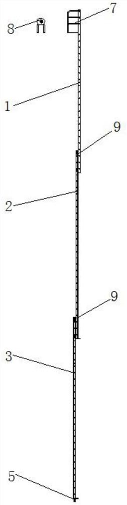 Telescopic boarding ladder and using method