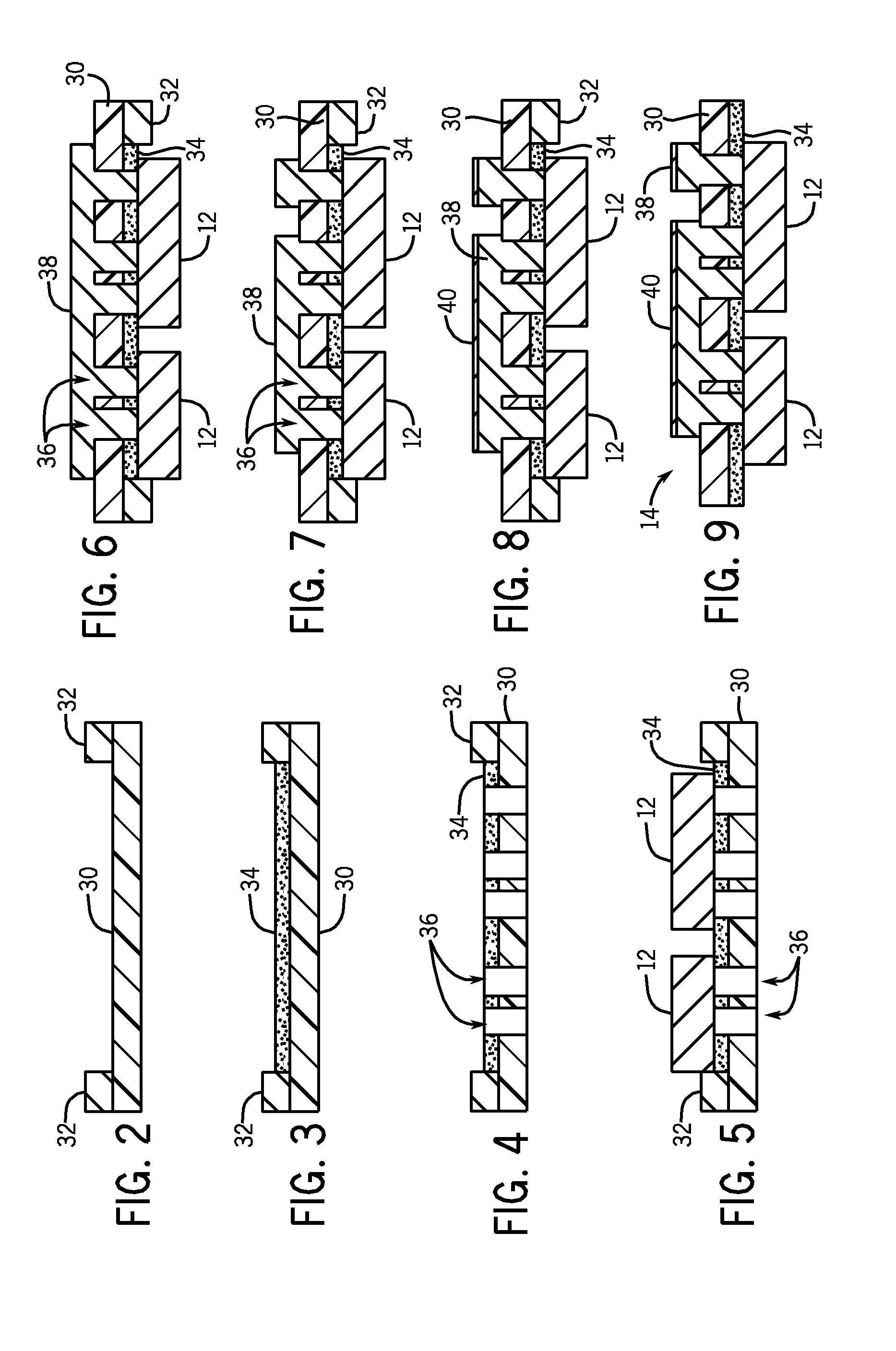 Power overlay structure with leadframe connections