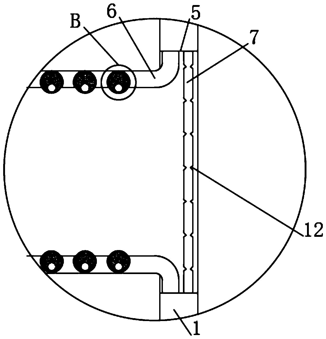 Concrete pre-embedded pile for soft foundation reinforcement