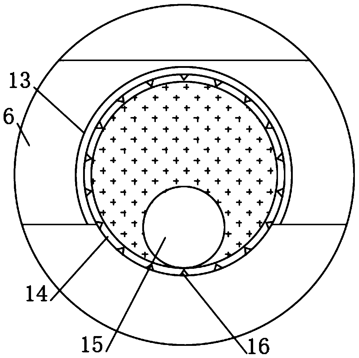 Concrete pre-embedded pile for soft foundation reinforcement