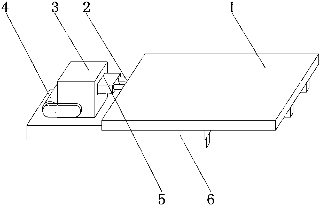 Slidable large channel steel shaking table