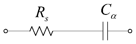 Measuring method of impedance parameters of supercapacitor fractional order model