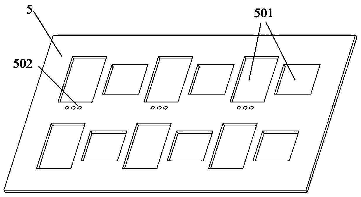 Embedded double-sided interconnection power module packaging structure and manufacturing method