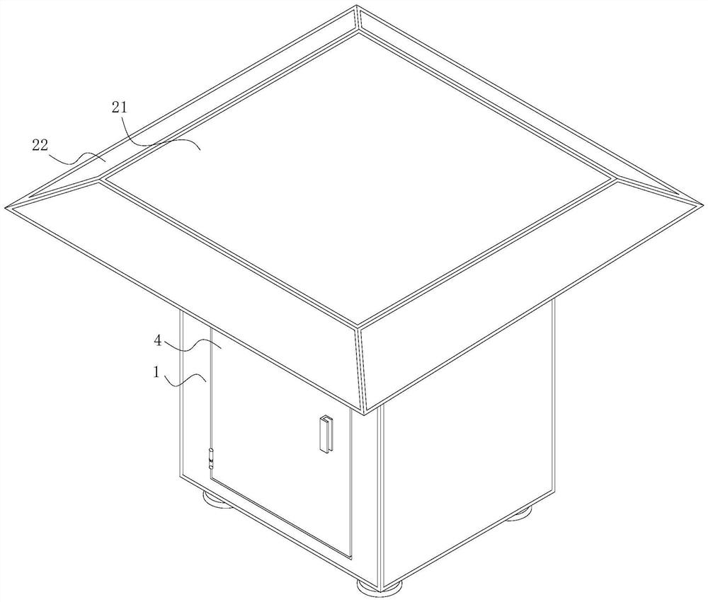 Distribution box with fire extinguishing function