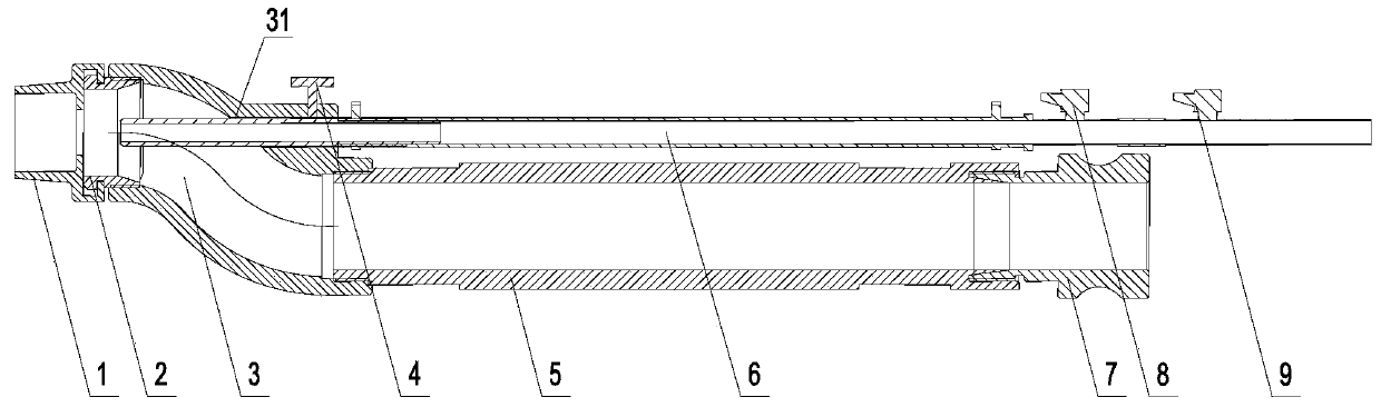 Mortar spraying machine and mortar spray gun thereof