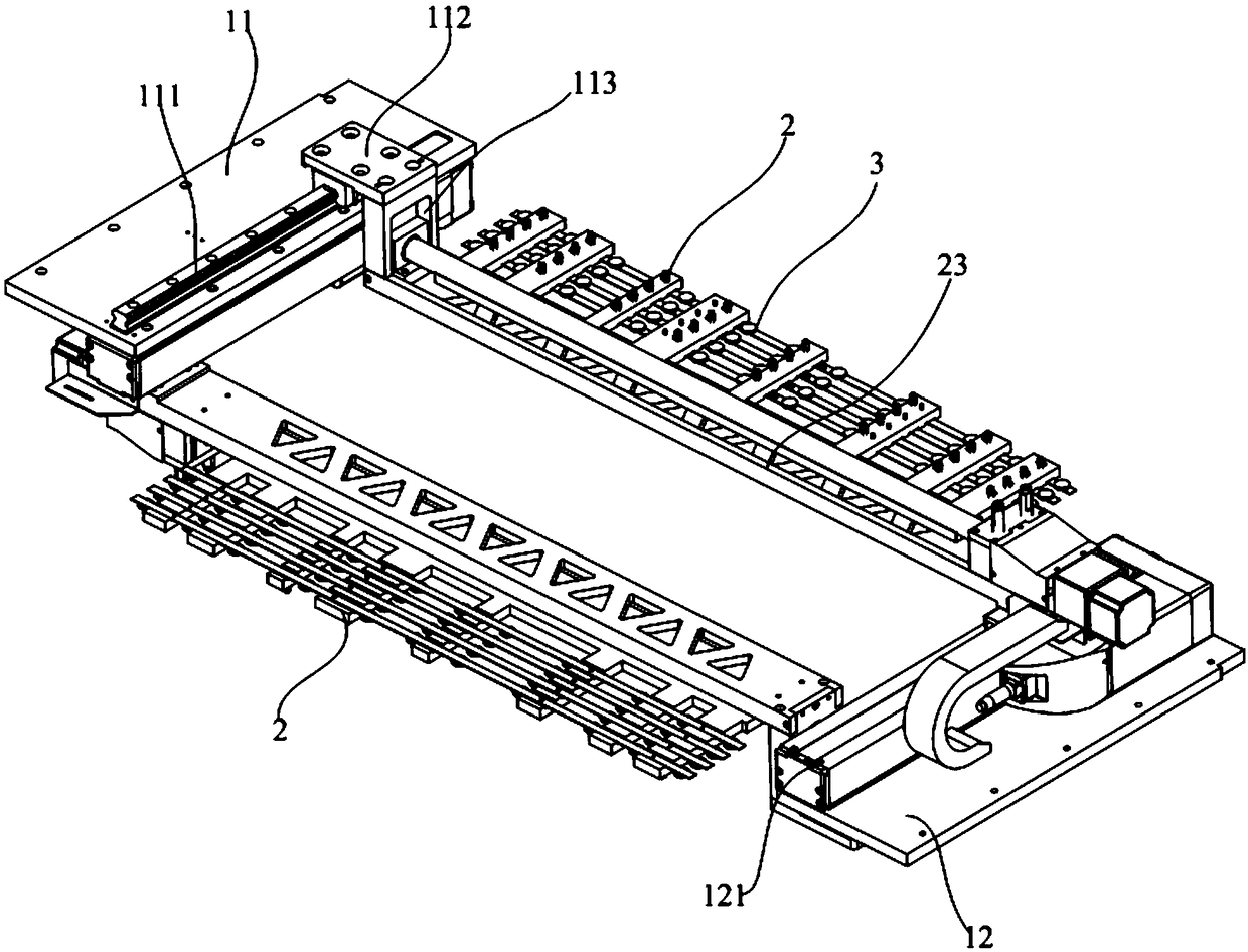 Light bar loading device and glue dispenser