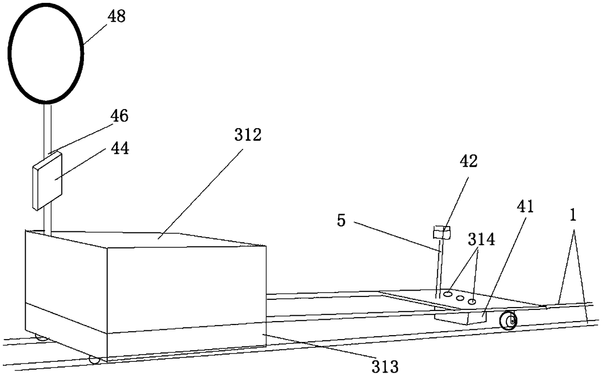 Long-term continuous monitoring trolley for electromagnetic environment of ultra-high voltage AC and DC parallel transmission line