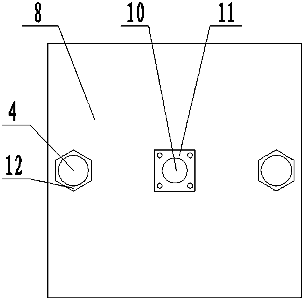 Round steel surface imaging regulating device and method