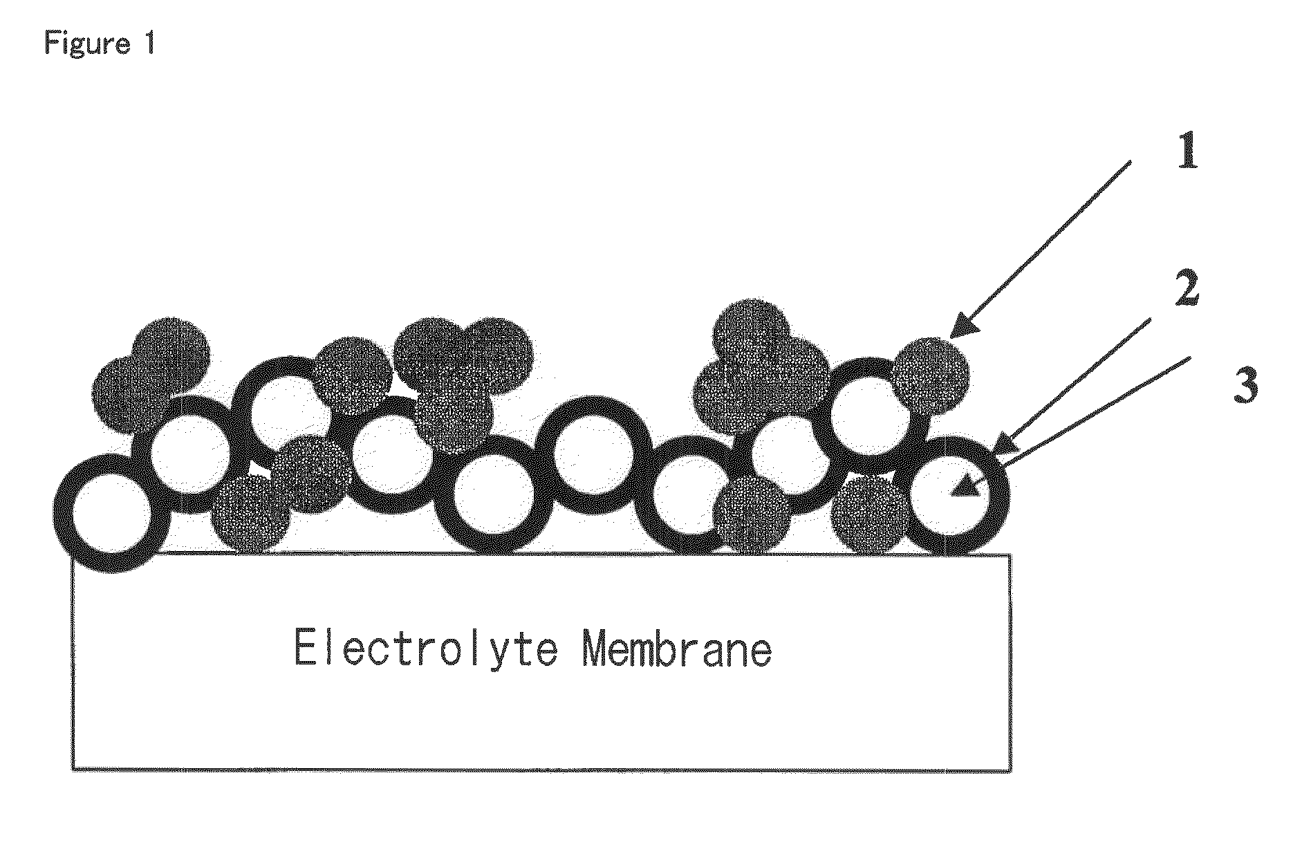 Catalyst layer and preparation process thereof, and membrane-electrode assembly and polymer electrolyte fuel cell using the catalyst layer