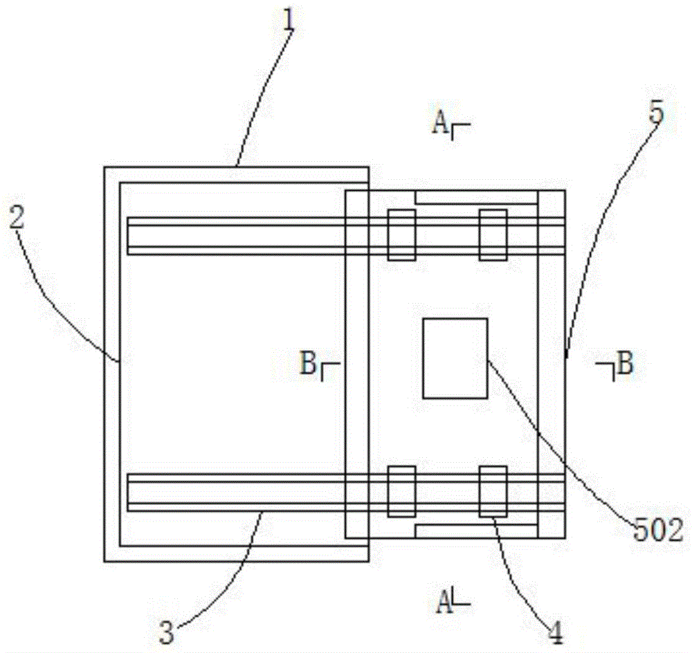 Sliding feeding device