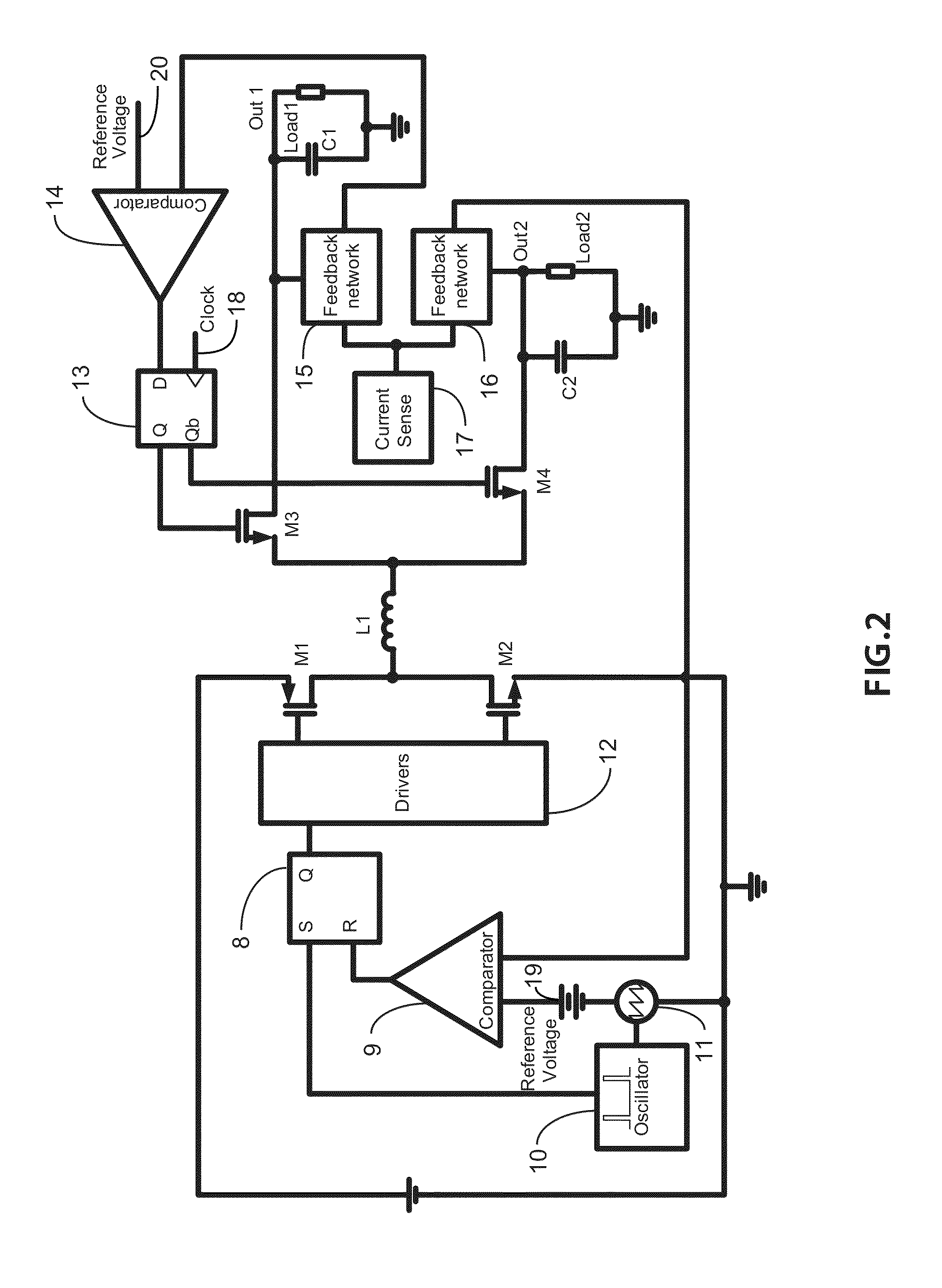 Single Inductor Multiple Output Power Converter