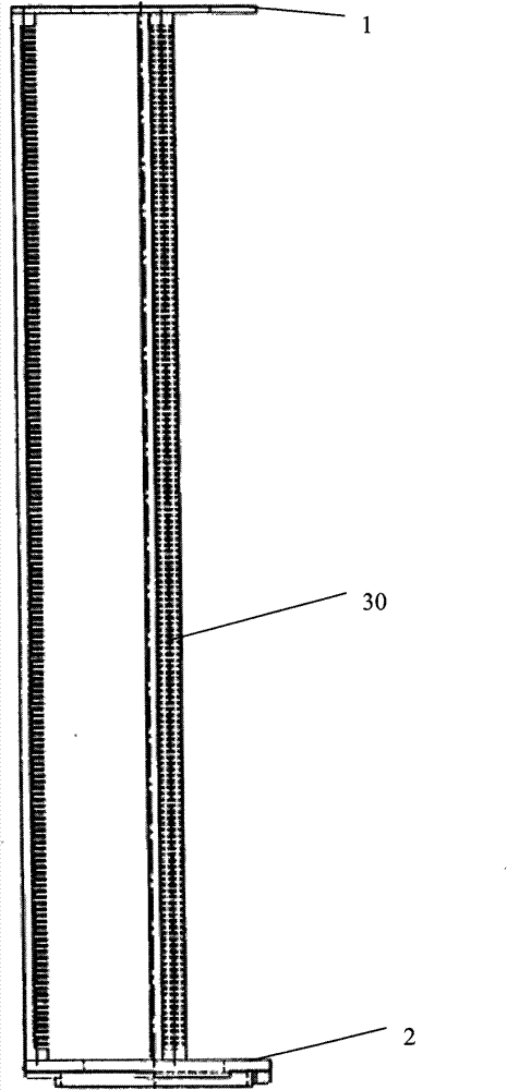 Three-rod quartz boat for vertical oxidation furnace tube