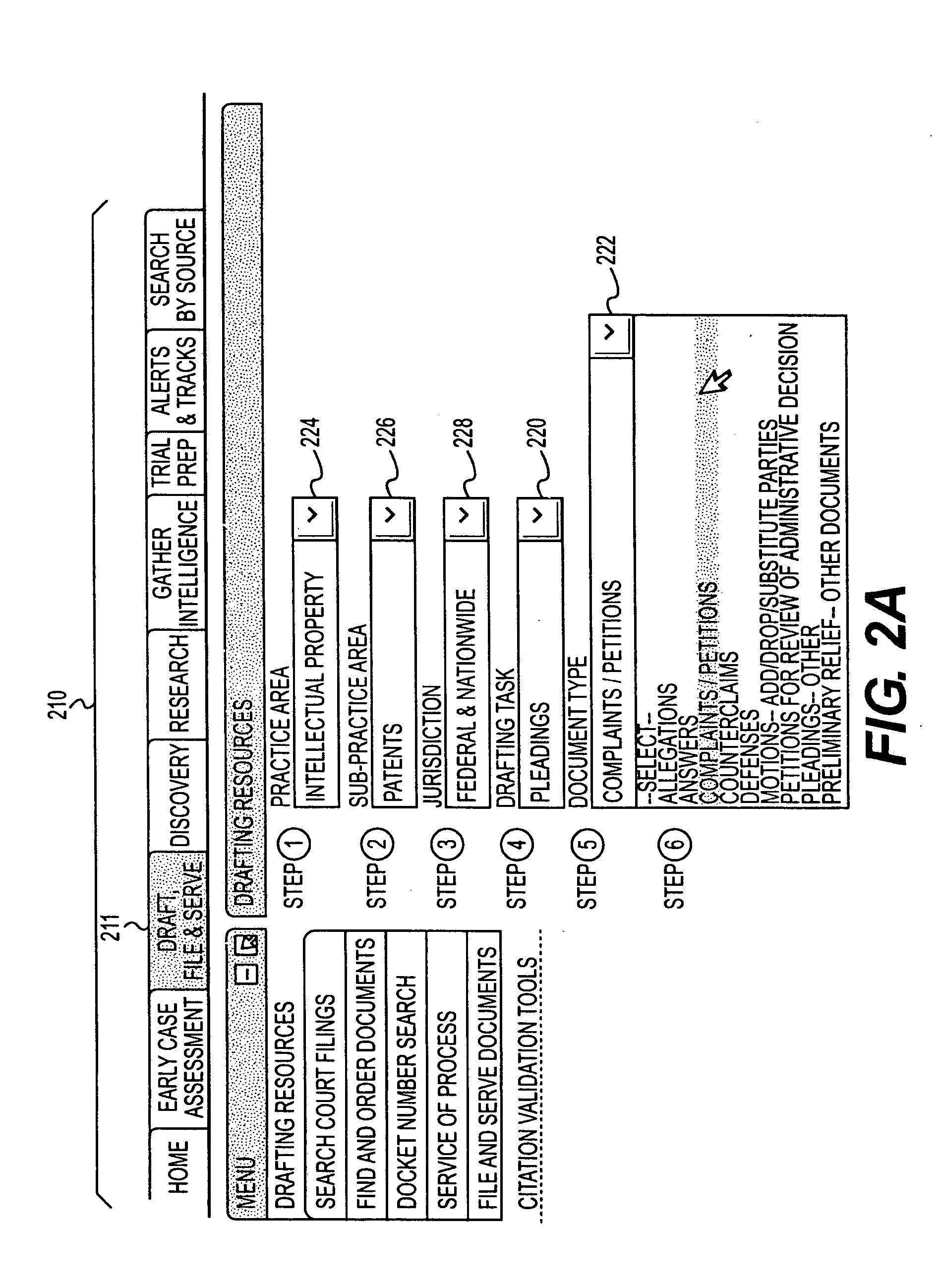 Systems and methods for profiled and focused searching of litigation information