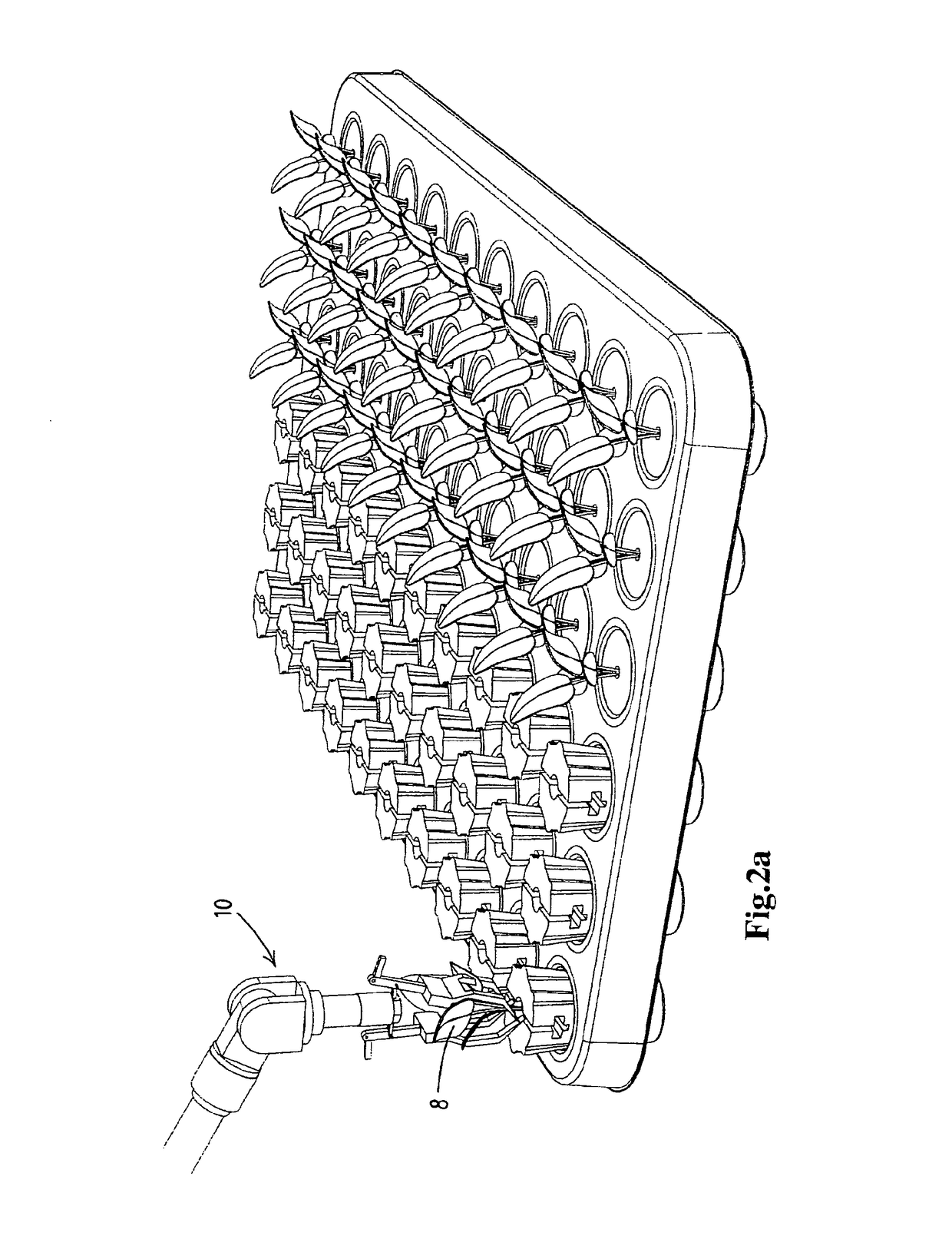 Planting method making use of a substrate plug with a press section