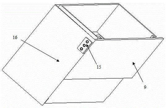 An oil tank sealing door panel device for large electric discharge machine tools