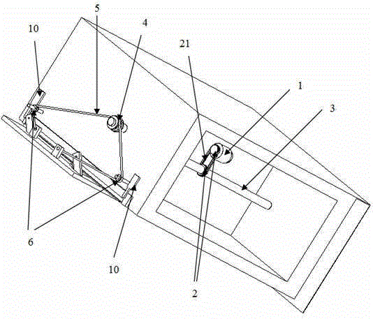 An oil tank sealing door panel device for large electric discharge machine tools