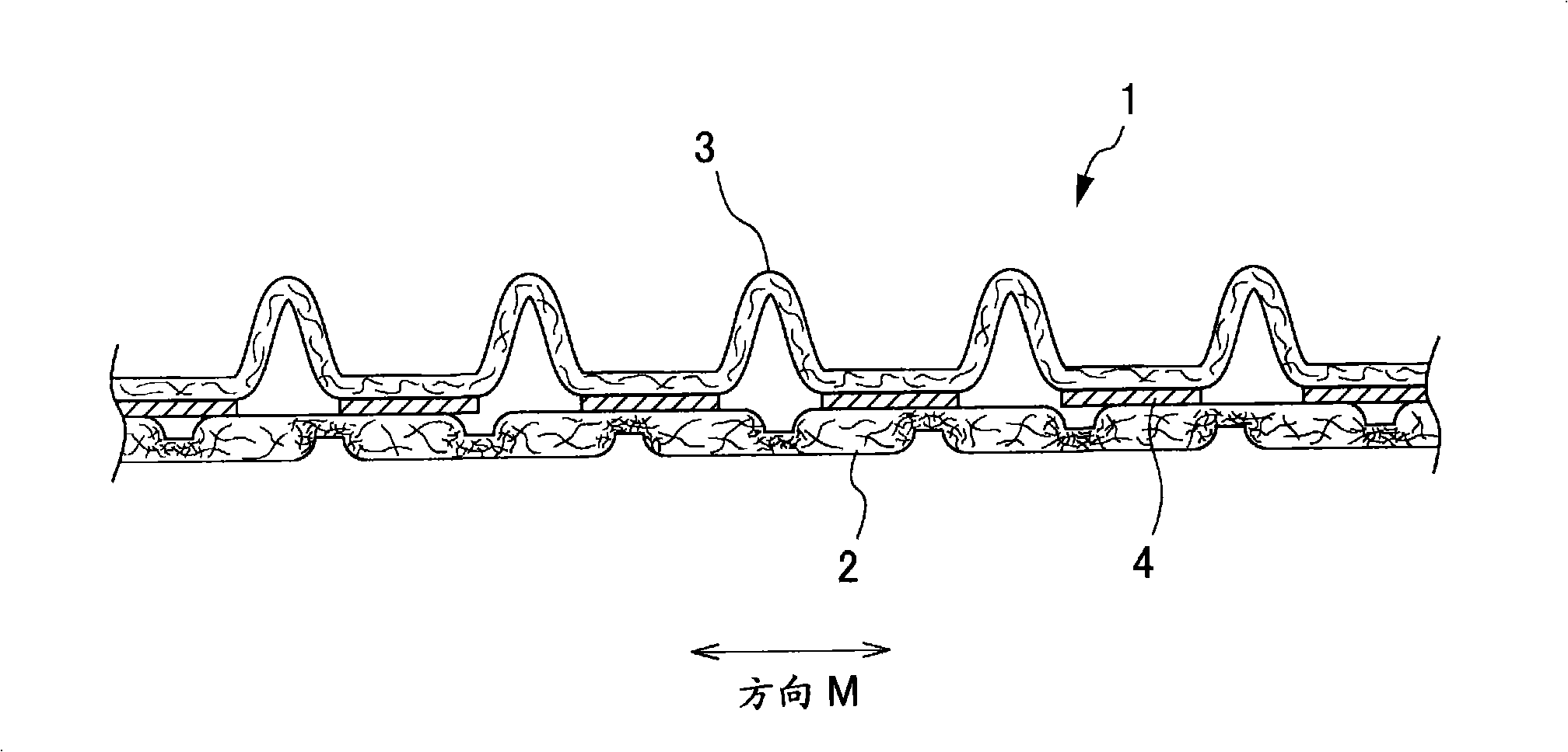 Composite sheet and absorbent article comprising composite sheet