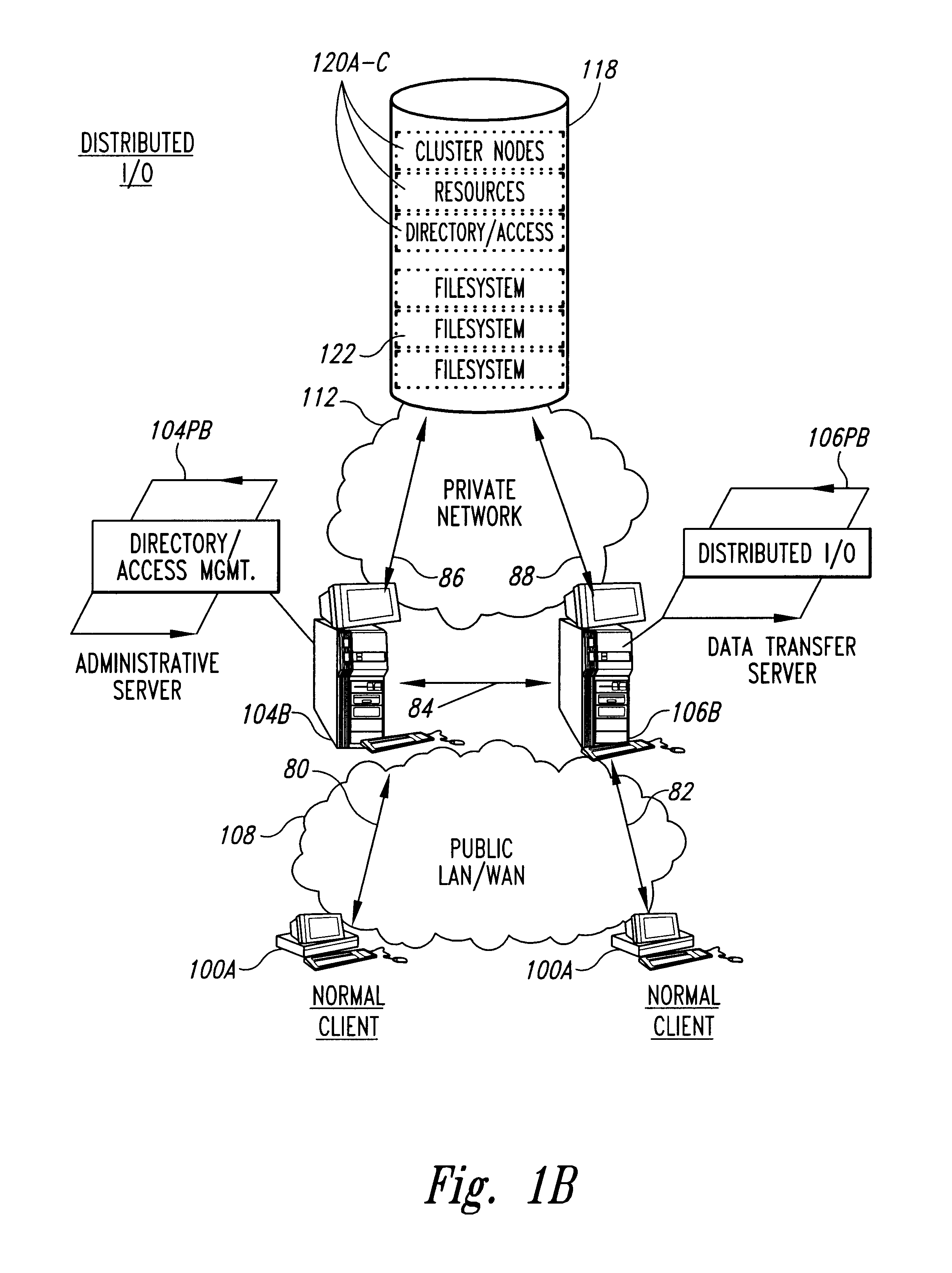 Dynamic load balancing of a network of client and server computer