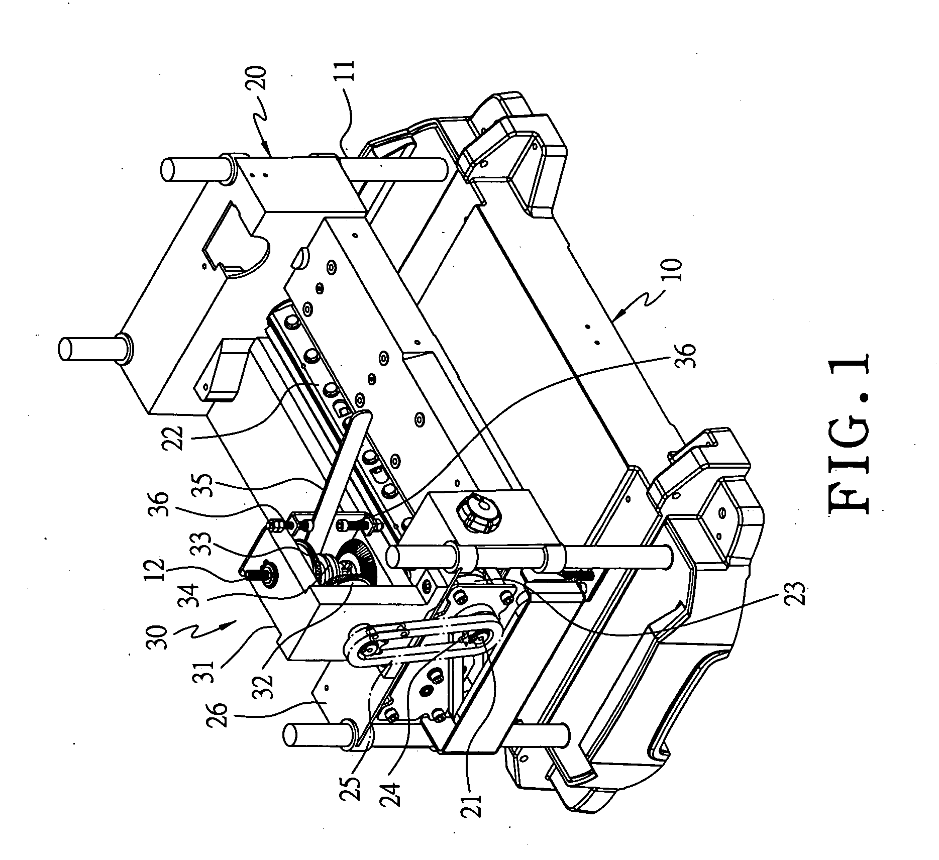 Worktable elevating device for a planer