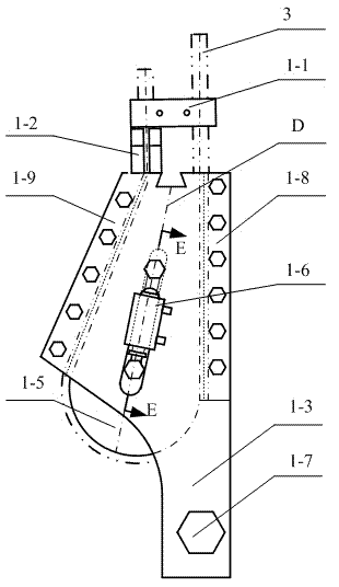 Hoisting container rope-loosening and rope-tightening suspension device and rope-loosening rope-tightening method thereof