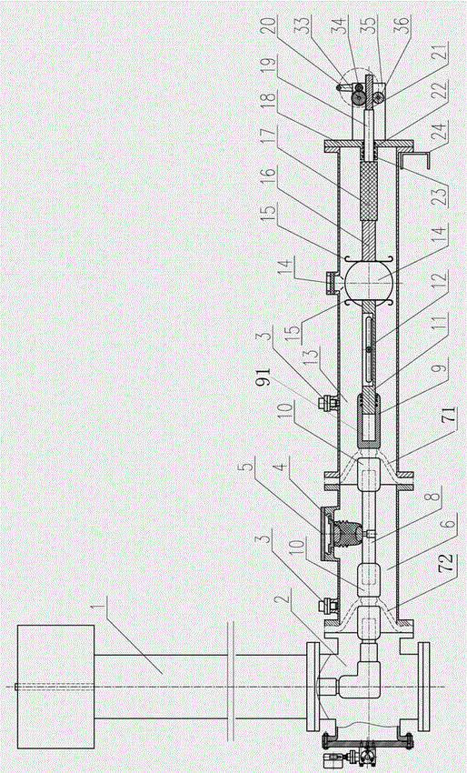 Experimental research device for research on electrical performance of mixed gas for high-voltage electrical equipment