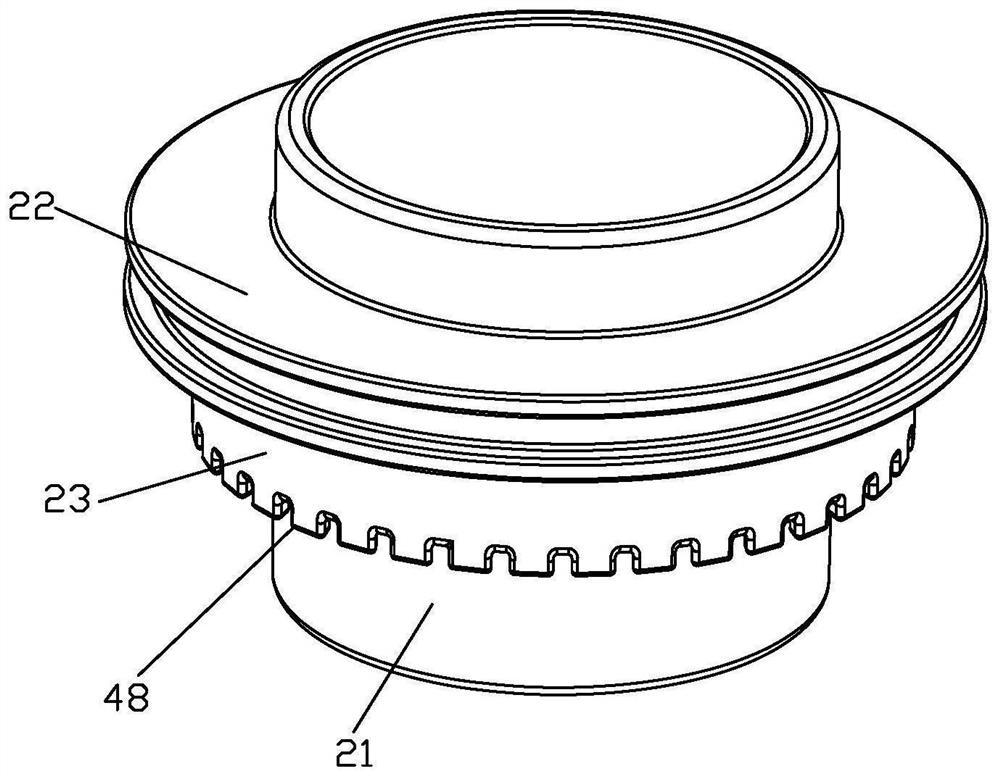 Hollow light-emitting water outlet mechanism and water outlet device