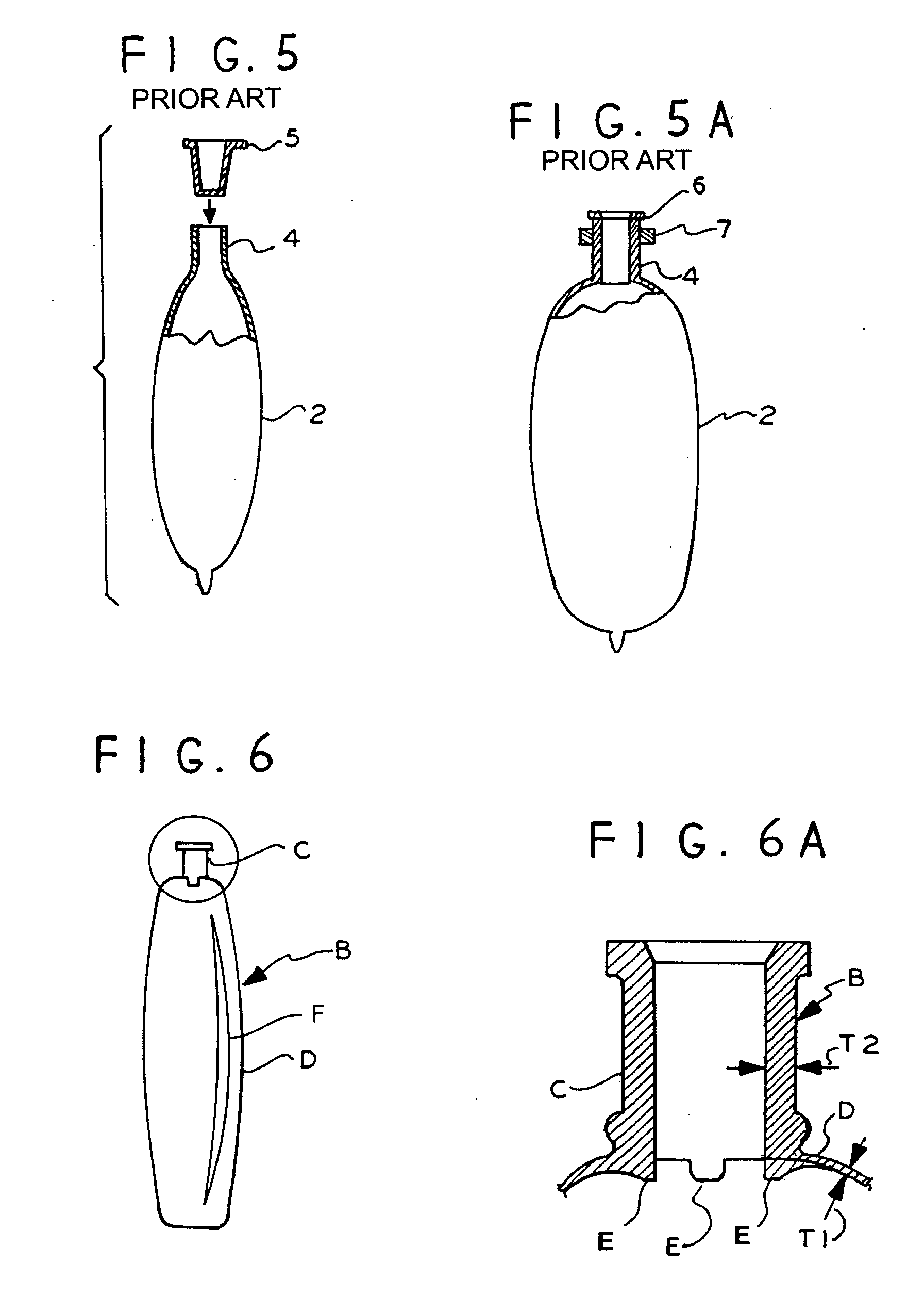 Breathing bag including integrally formed connector and distensible portions