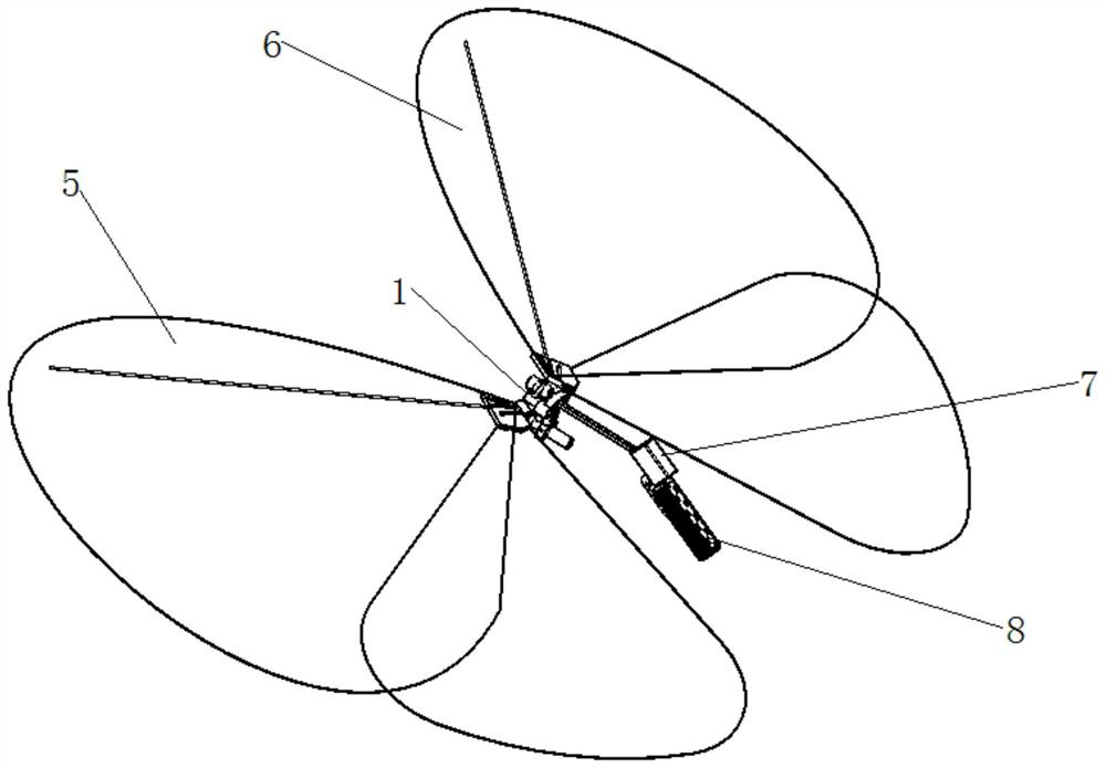 A new type of butterfly-like flapping wing aircraft