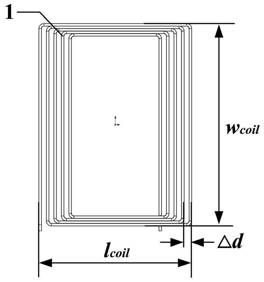 Distributed receiving coil structure applied to three-phase dynamic wireless power supply system