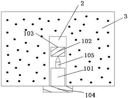 Installation method for fiber grating drill hole stress meter in deep coal seam