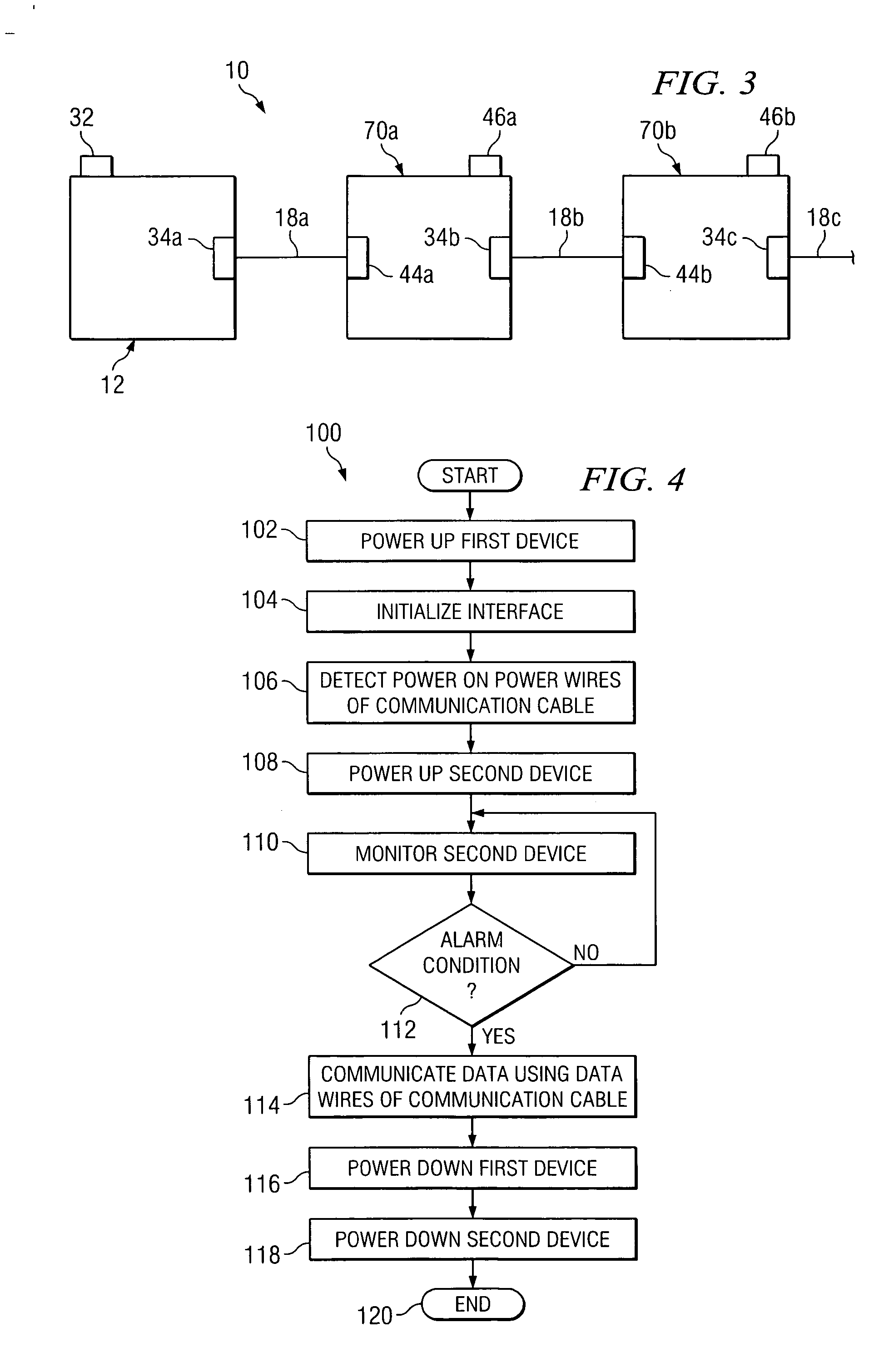 System and method for managing power control and data communication among devices