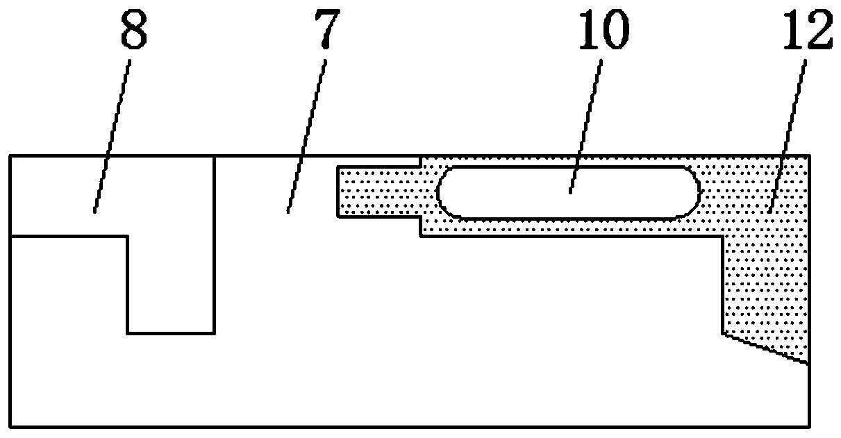 Handle assembly of underground pipeline detection clamp