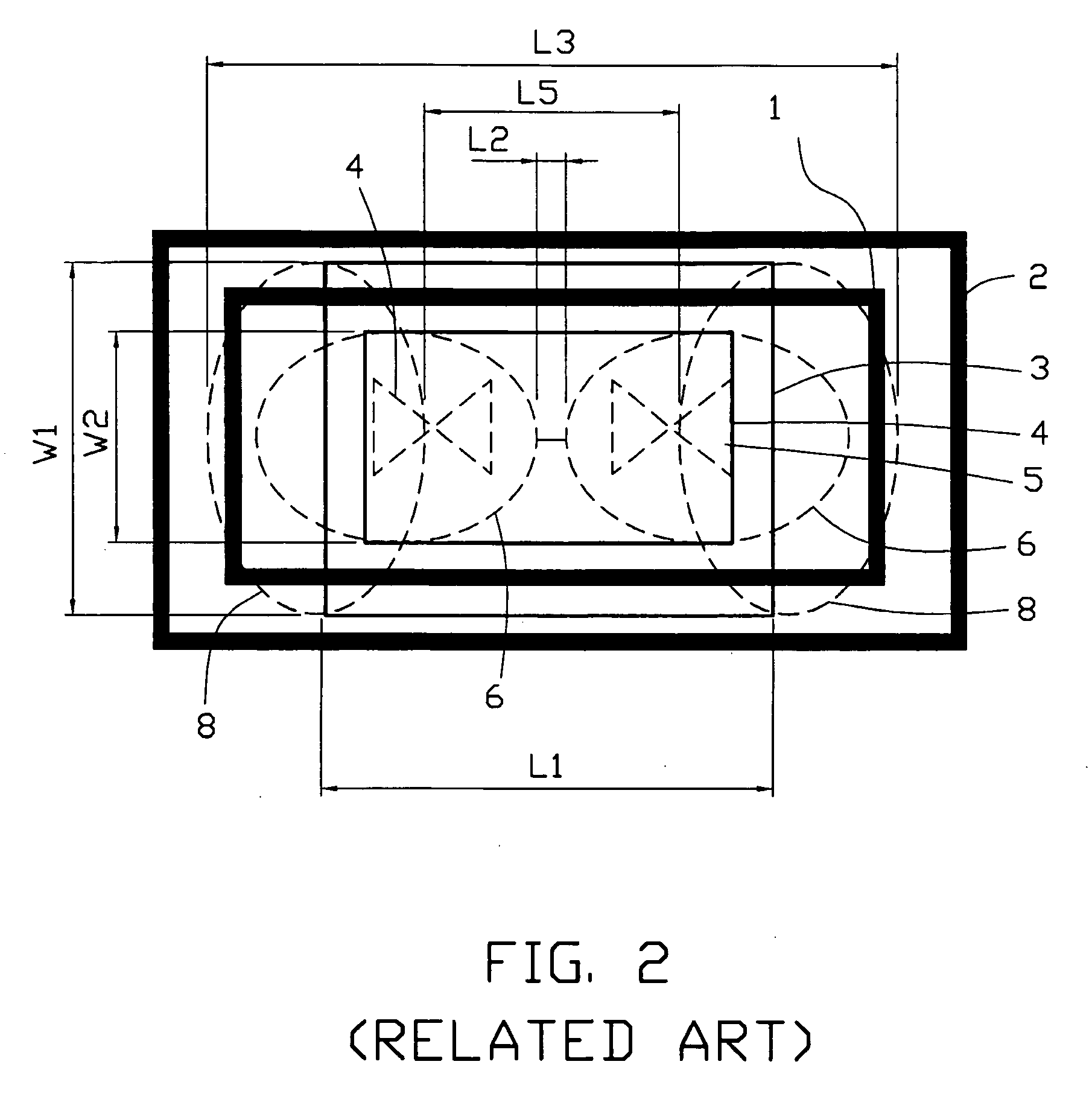 Pad layouts of a printed circuit board