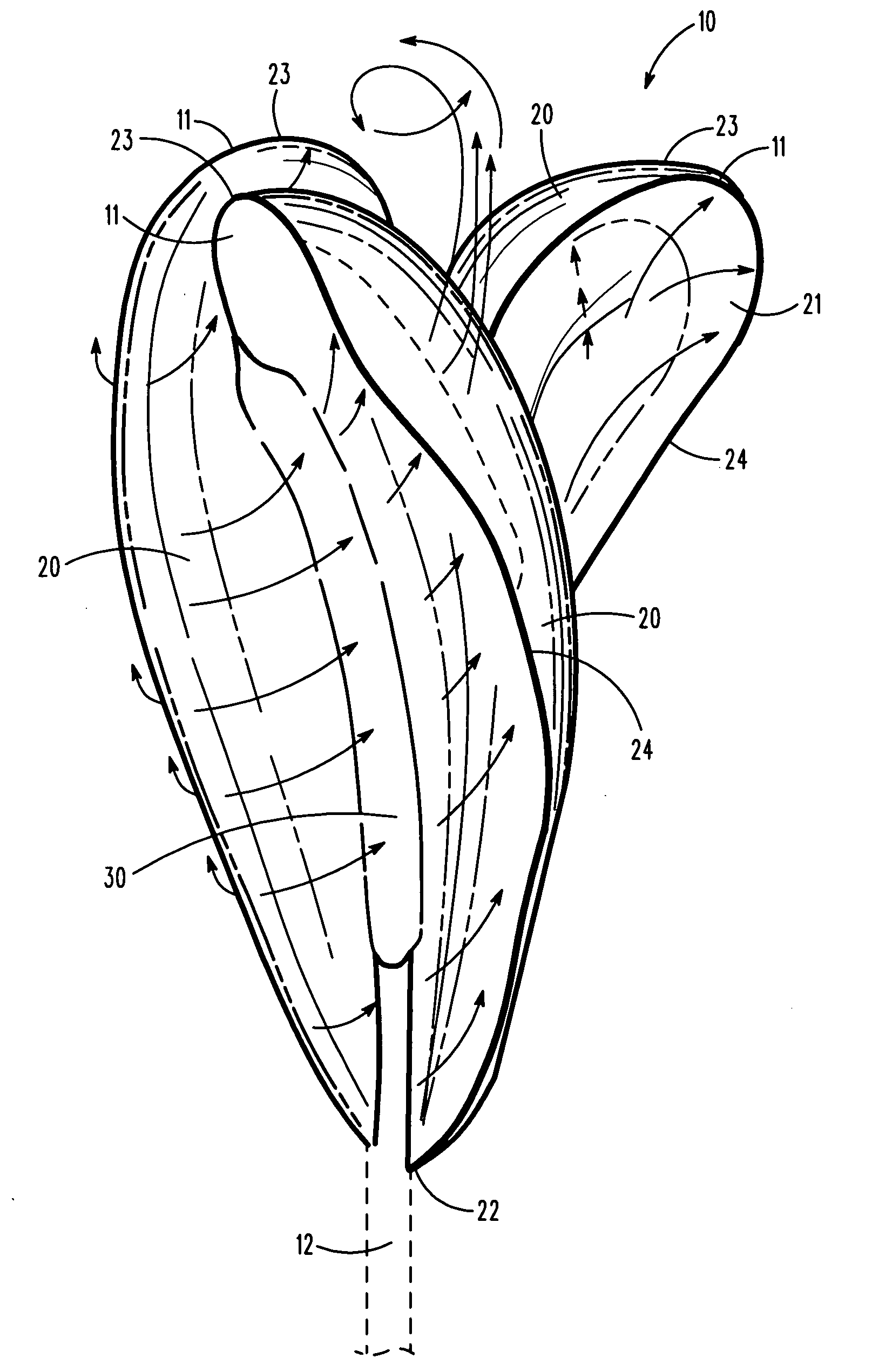 Turbine assembly and energy transfer method