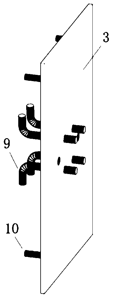 Fabricated self-resetting concrete frame soft steel energy dissipation composite joint