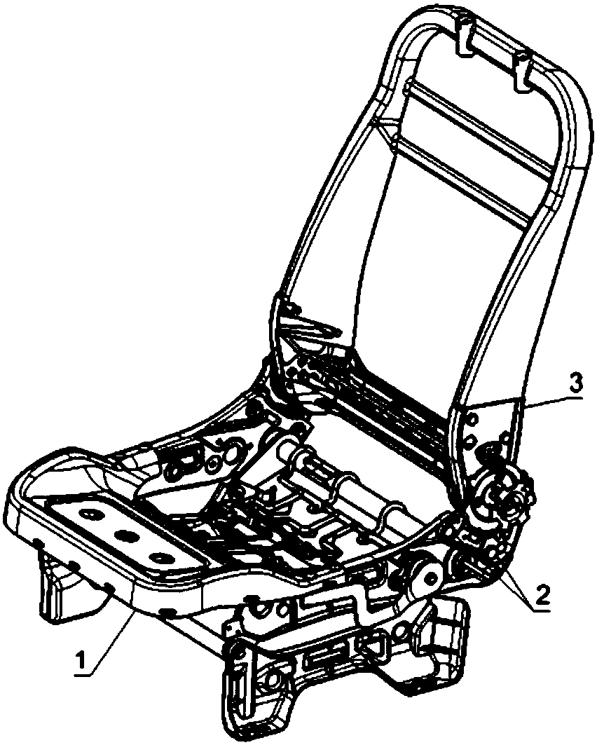 Automotive seat framework widely adapting aluminum alloy castings