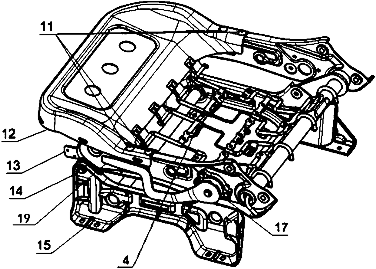 Automotive seat framework widely adapting aluminum alloy castings