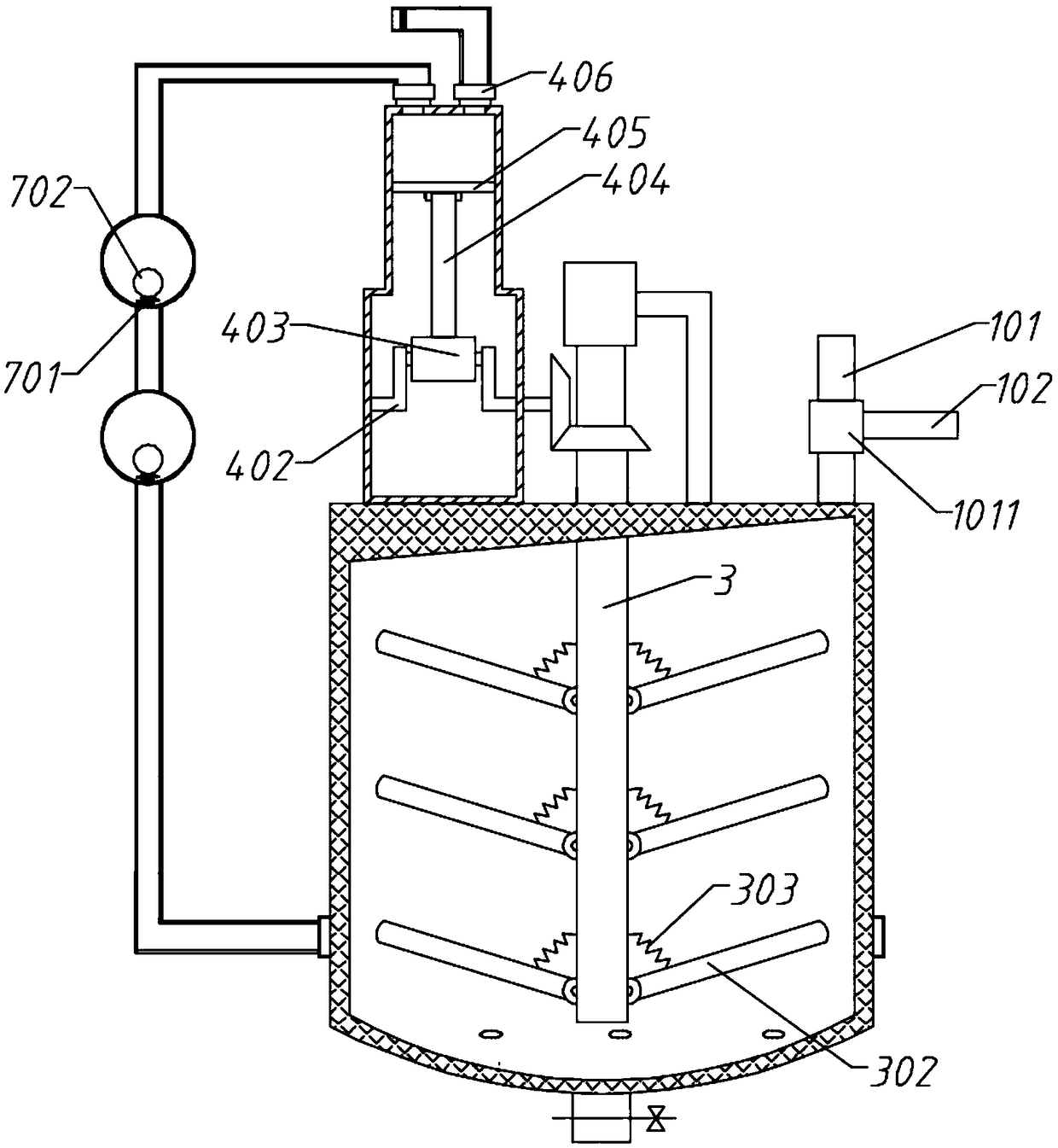 A reaction kettle having double heat dissipation functions