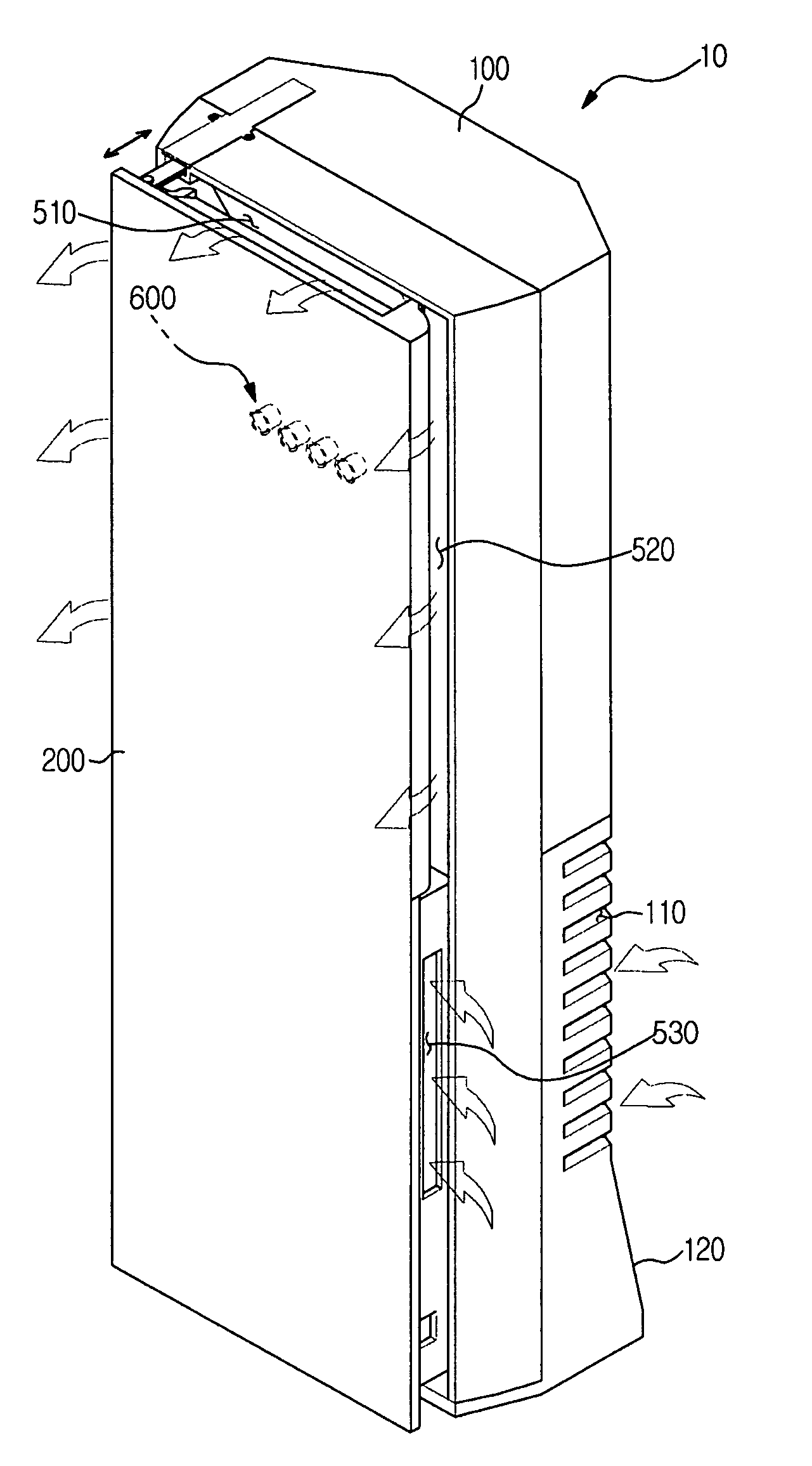 Switch assembly and air conditioner having the same