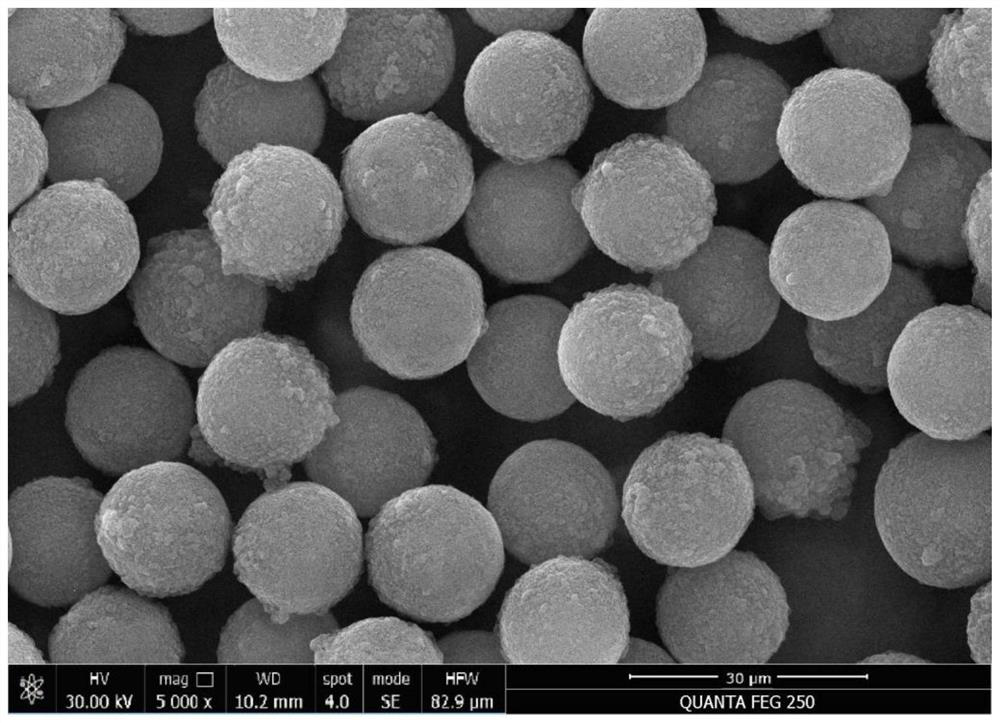 Surface modification method of magnetic microspheres