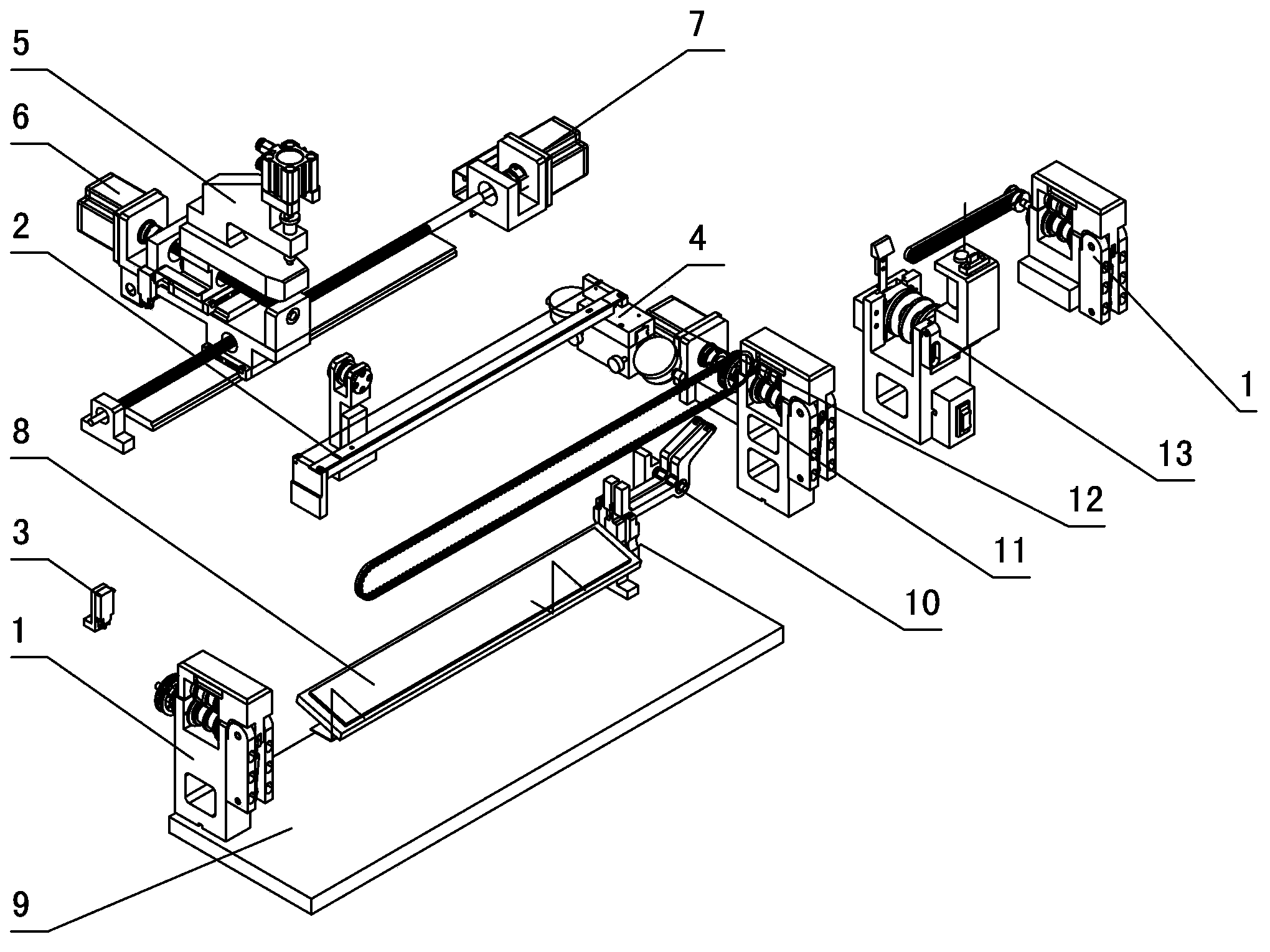 Fully automatic smart card module detection device