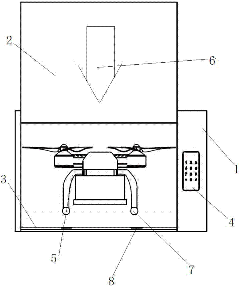 Safe and reliable unmanned express item receiving device and express system